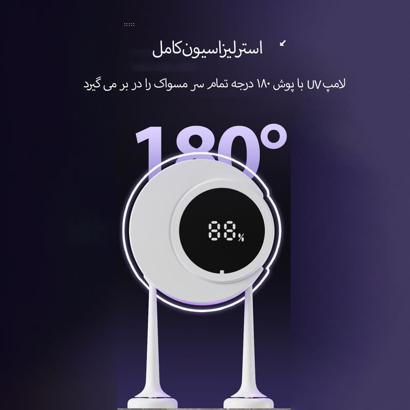 نگهدارنده هوشمند مسواک مدل Sterilizer YG-S02 - Image 5