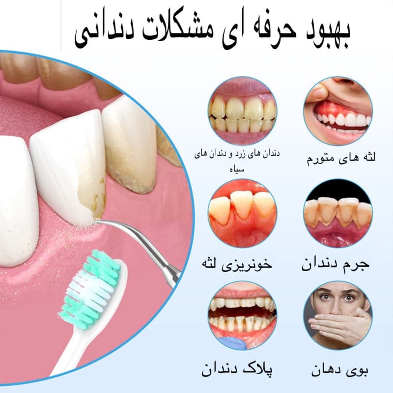 جرم گیر خانگی و مسواک برقی مدل LC-H228 - Image 5