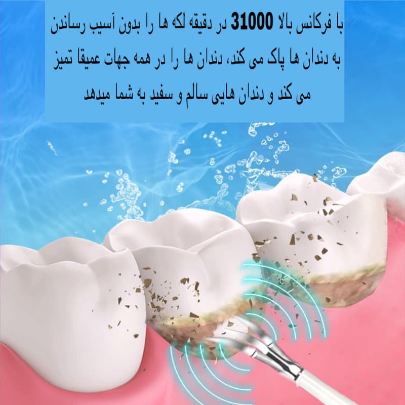 جرم گیر خانگی و مسواک برقی مدل LC-H228 - Image 2