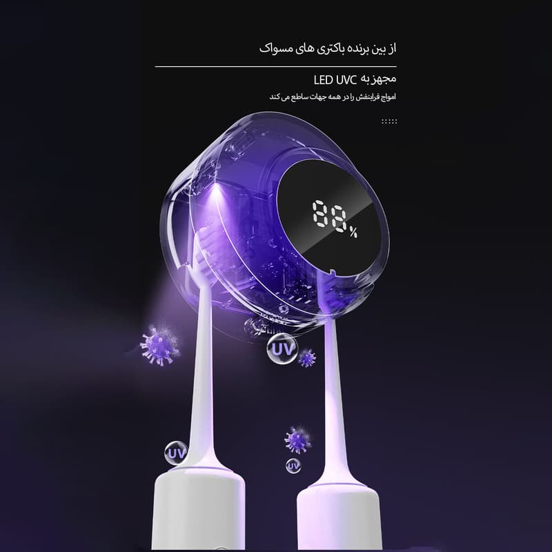 نگهدارنده هوشمند مسواک مدل Sterilizer YG-S02 - Image 2