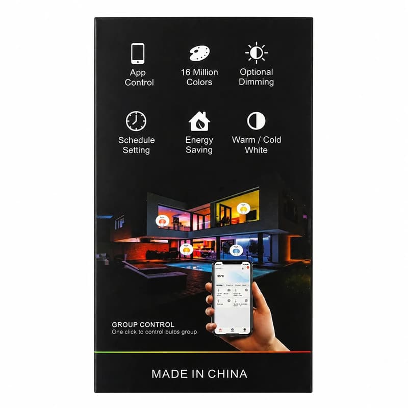 لامپ ال ای دی هوشمند 6 وات مدل smart led bulb پایه E27 - Image 3