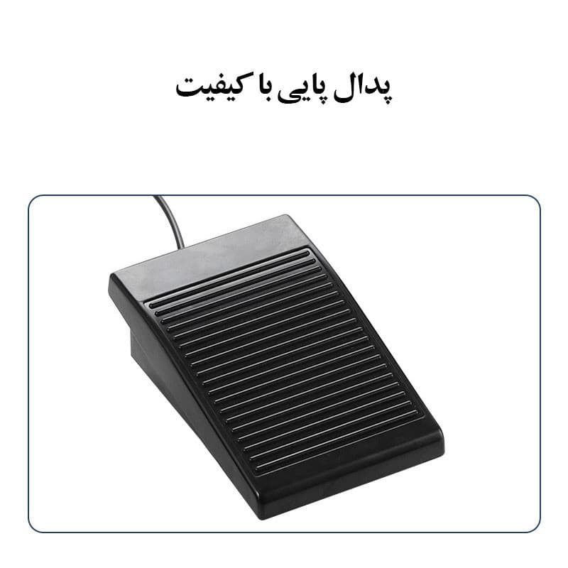 سوهان برقی ناخن مدل لمسی سرعت 35000 دور در دقیقه دارای پدال پایی و جایگاه امن تلفن همراه - Image 4