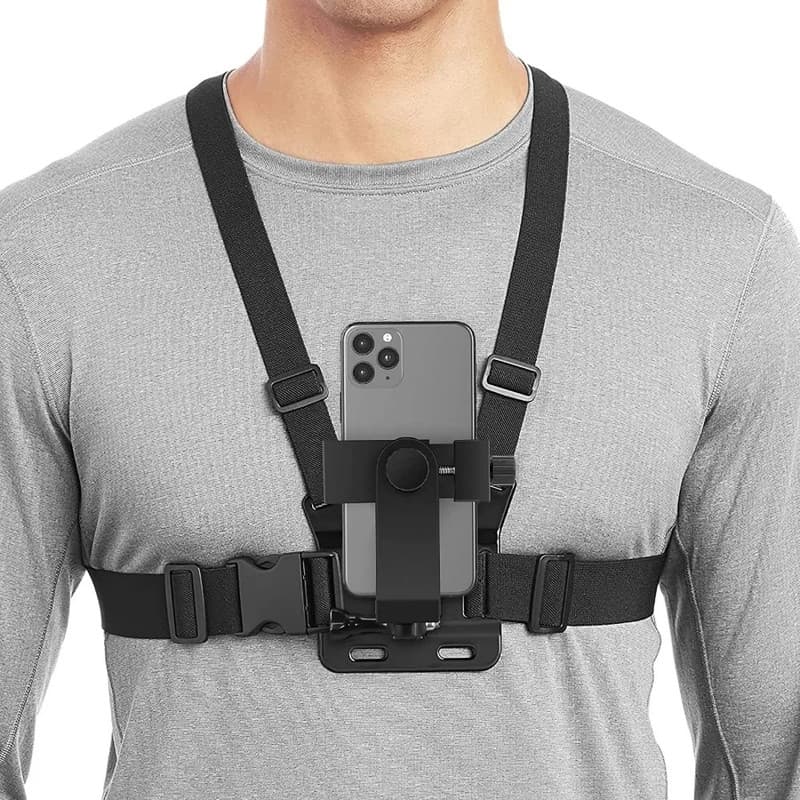 بند دور سینه گوشی موبایل و دوربین ورزشی مدل Mobile mount - Image 1