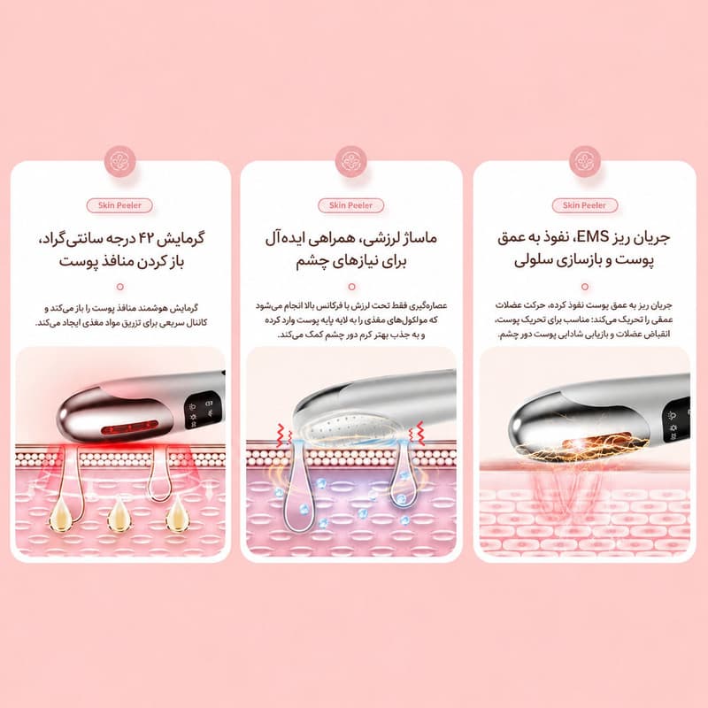 دستگاه جوانساز دور چشم مدل EMS Beauty - Image 2