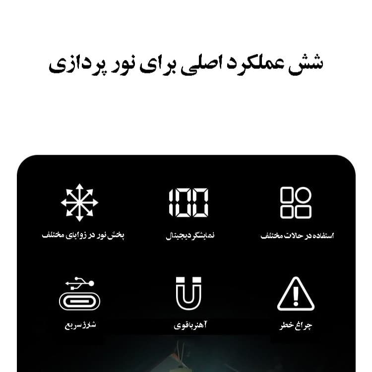 چراغ اضطراری مدل T1230 - Image 9