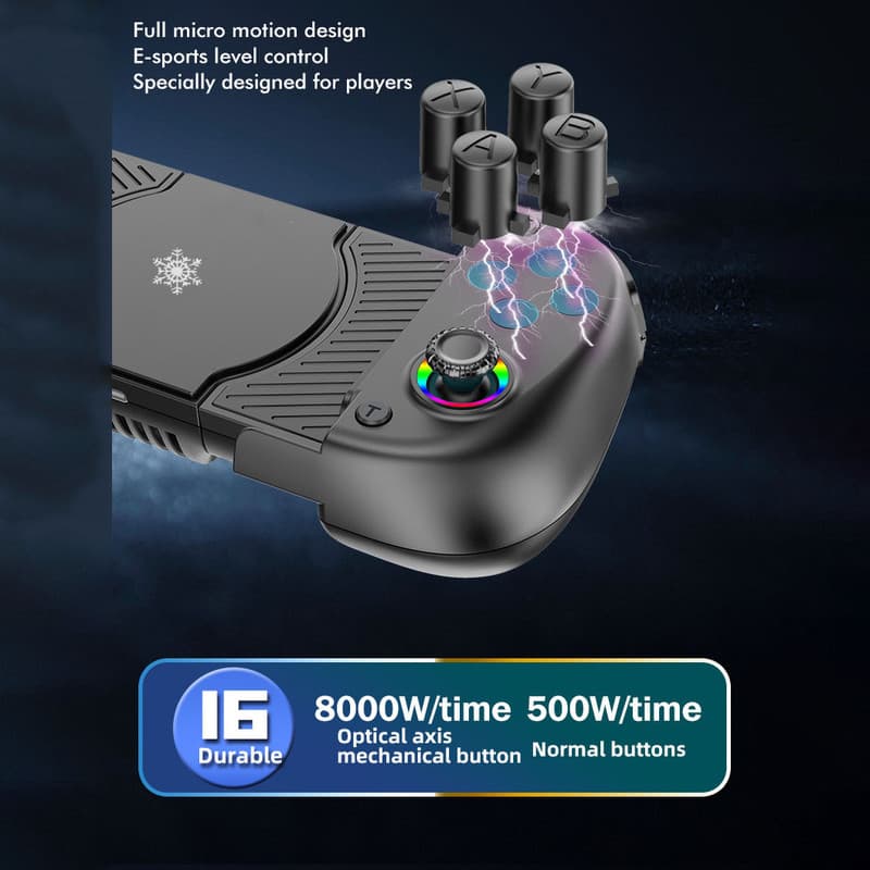 دسته بازی و گیم پد مدل X5 Mini Cooling مجهز به فن با طراحی چند پره و هیتسینک برای دفع مؤثر گرما - Image 10