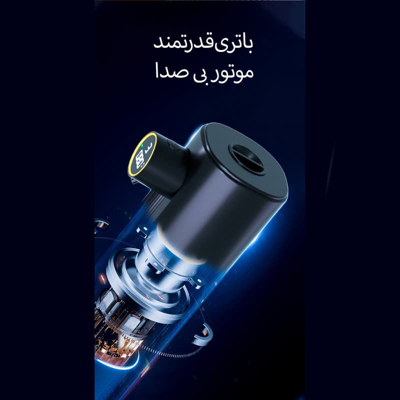 پمپ مایع دستشویی اتوماتیک مدل فوم ساز پنج حالته دارای نمایشگر دیجیتال و باتری 350 میلی آمپری - Image 2